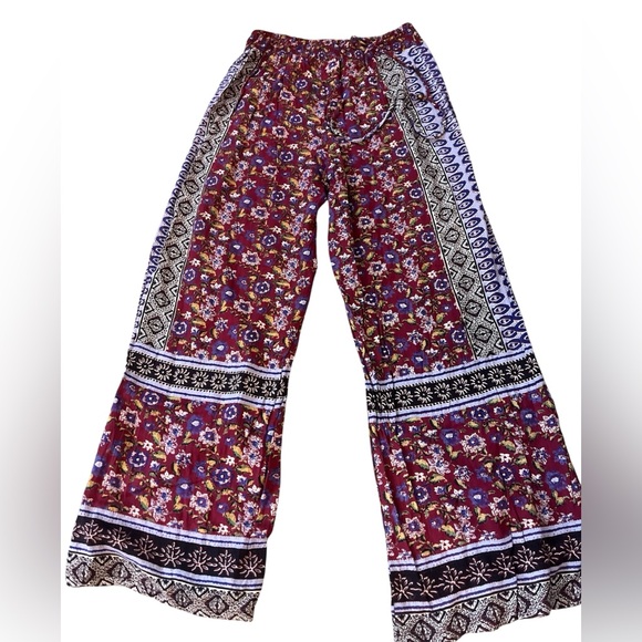 Angie Pants - Gorgeous Angie Multicolor Wide Leg Pants